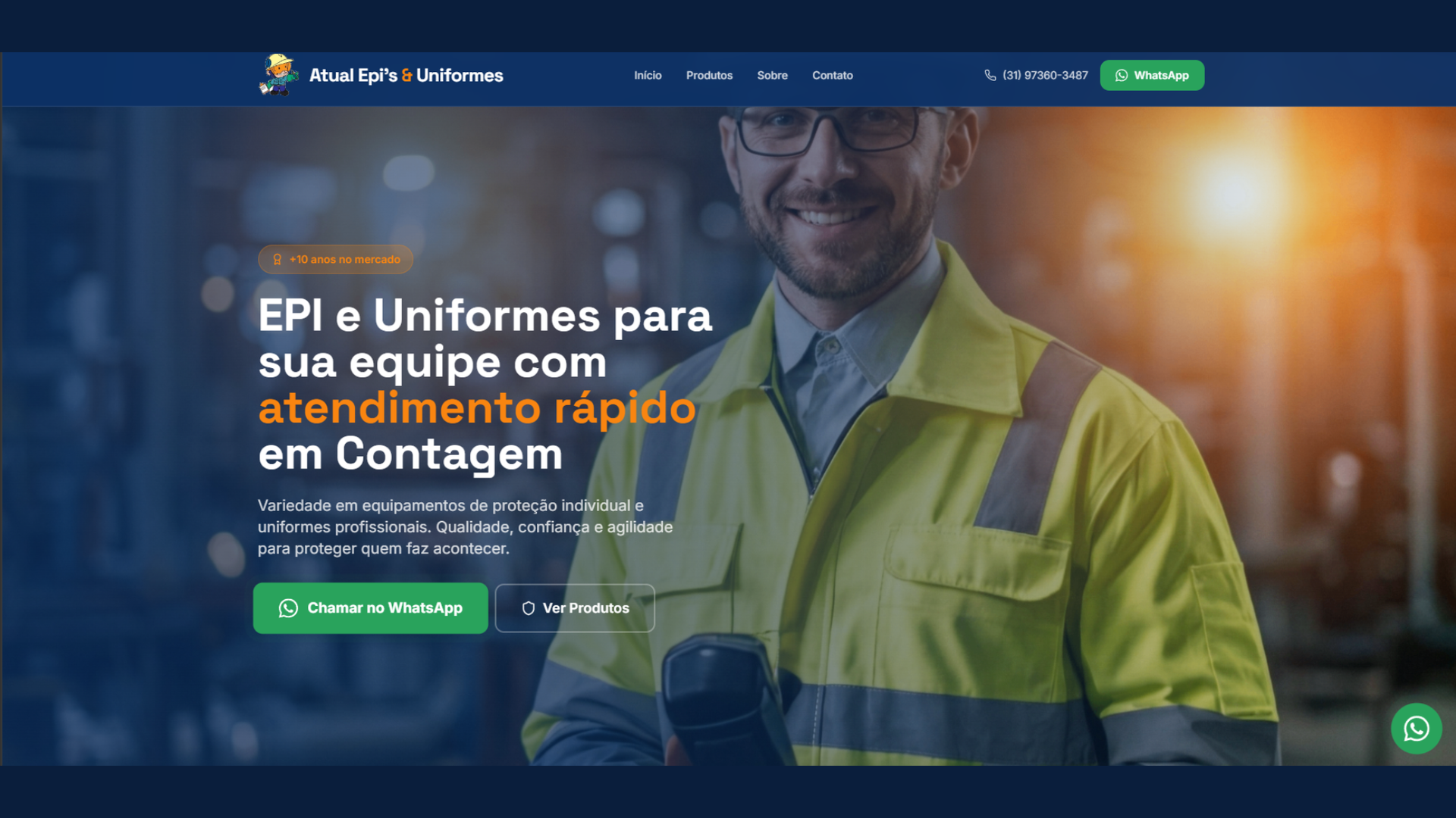 Site e página de vendas